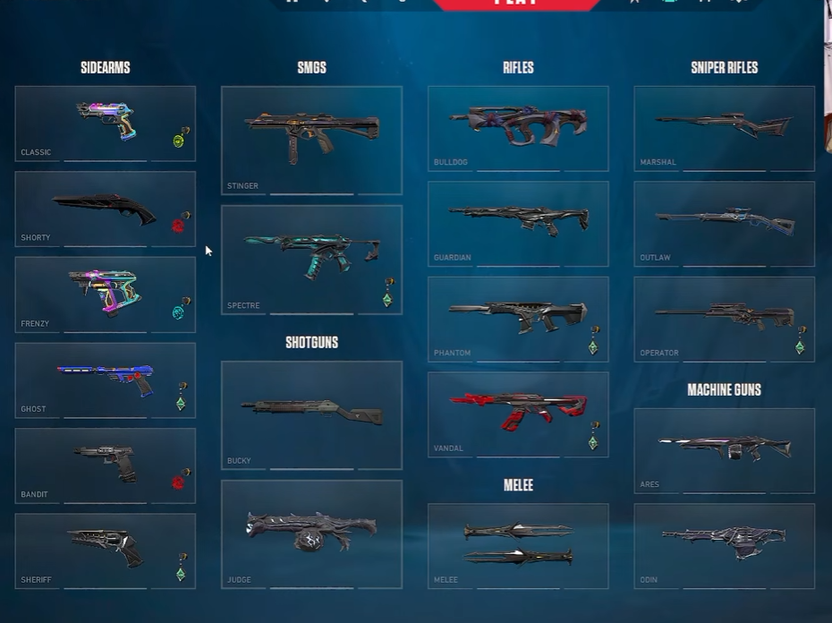 Valorant Unlock All skin preview